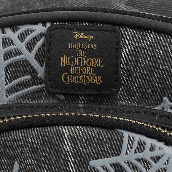 Nightmare Before Christmas Jack and Sally Mini Backpack with Zero Coin ID Wallet - Picture 8 of 13